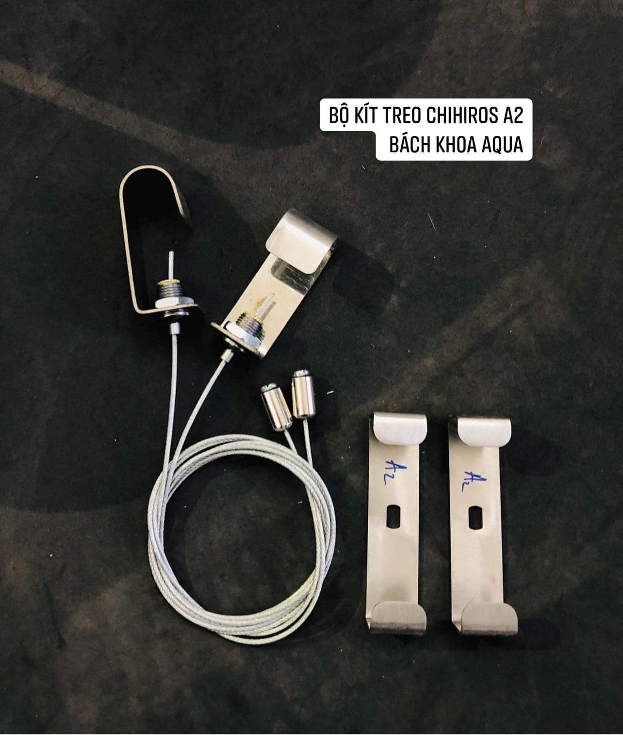 KIT treo đèn Inox cho các dòng đèn Chihiros WRGB 2, WRGB Slim, Week M , Week V,...